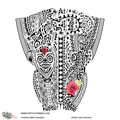 Wete (To untie, set free) tattoo design thumbnail