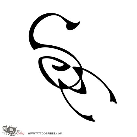 S+M scorpion (Passion) tattoo design thumbnail