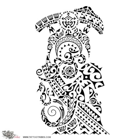 Toha (To share) tattoo design thumbnail