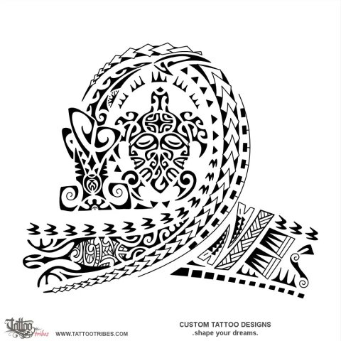 Miro (Whirl, spiral) tattoo design thumbnail