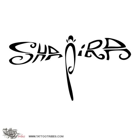 Dragonfly (Shapira) tattoo design thumbnail