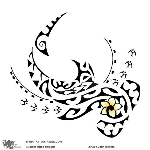 Tupu (To grow) tattoo design thumbnail