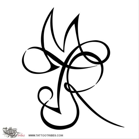 M+T+R+S (Union) tattoo design thumbnail