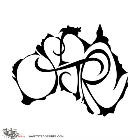 M+T+R+S (Union) tattoo design thumbnail