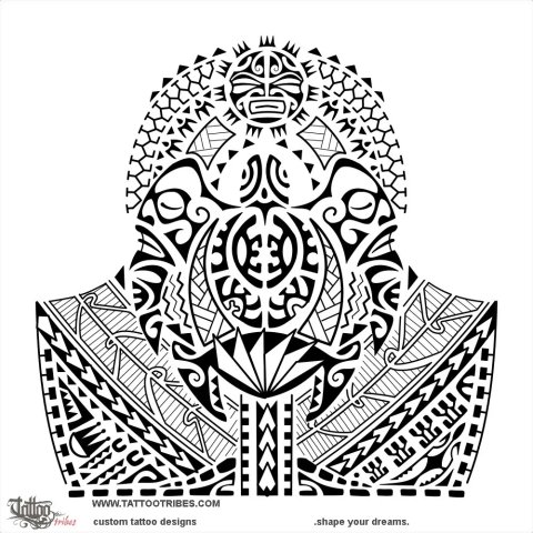 Pena (To guard) tattoo design thumbnail