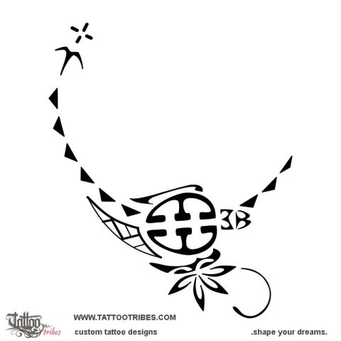 Iti (Small) tattoo design thumbnail