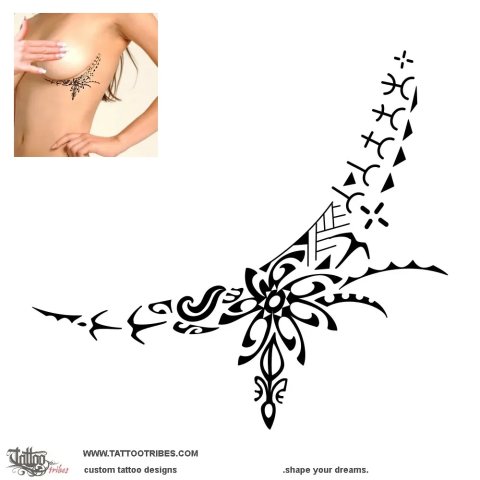 Paturu (To support) tattoo design thumbnail