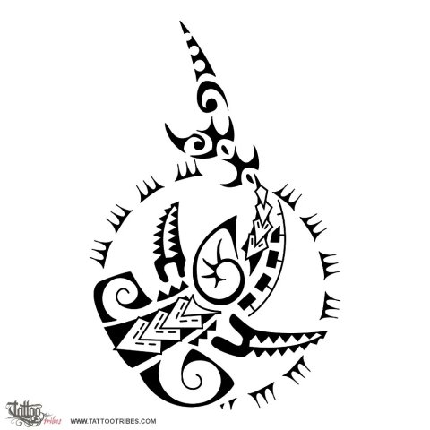 Niwha (Resolute) tattoo design thumbnail