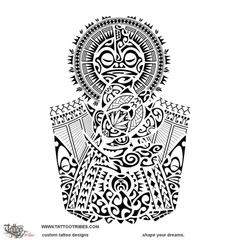 Trimurti (Protection) tattoo design thumbnail