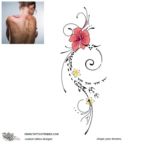 Ratiitii (Elegance) tattoo design thumbnail