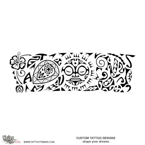 Korehere (Carefree) tattoo design thumbnail