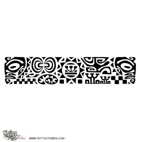 Ahurei (Uniqueness, splendour) tattoo design thumbnail