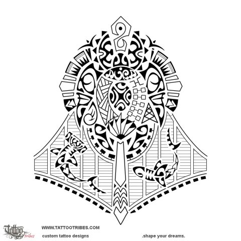 Euea (Powerful) tattoo design thumbnail