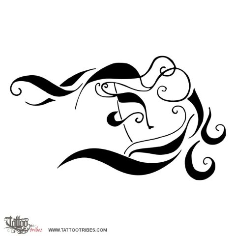 Venus (Beauty, charm) tattoo design thumbnail
