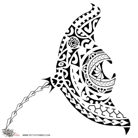 Manta (Union) tattoo design thumbnail