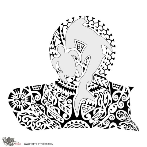 Warrior (Extension) tattoo design thumbnail