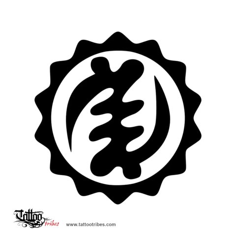 Nyame Ye Ohene (Except for God) tattoo design thumbnail