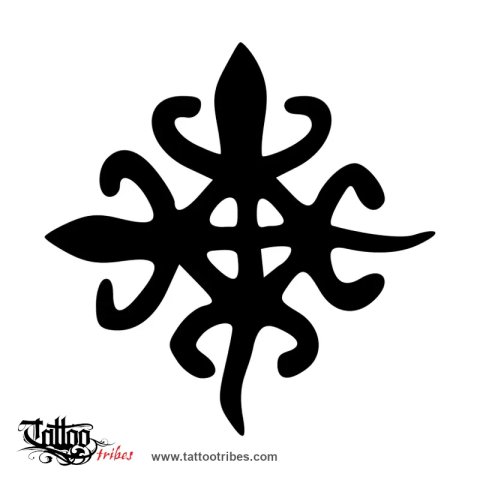 Funtunfunefu Denkyemfunefu (Unity in diversity, democracy) tattoo design thumbnail
