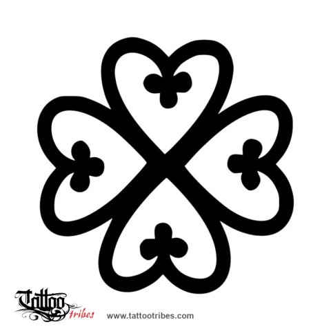 Nyame dua (God´s presence and protection) tattoo design thumbnail