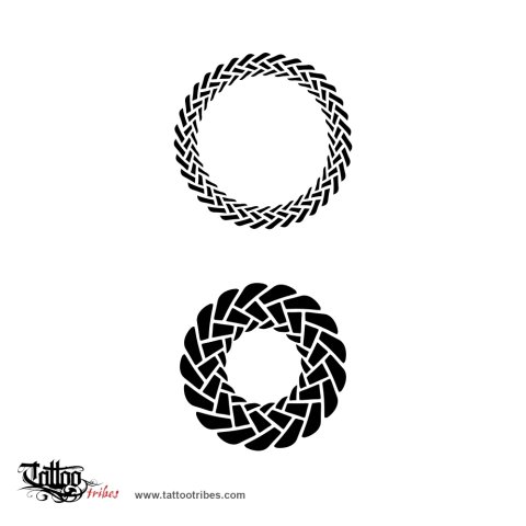 Circle (Immortality, unity) tattoo design thumbnail