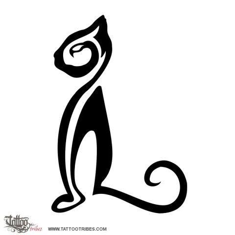 Chat Noir and L (Change, adaptability) tattoo design thumbnail