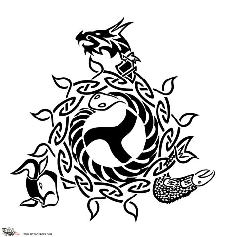 Elemental Union (Essence) tattoo design thumbnail