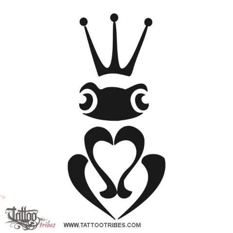 Froggy prince (In memory) tattoo design thumbnail