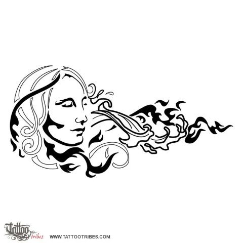 Gilda (Future, opposites) tattoo design thumbnail