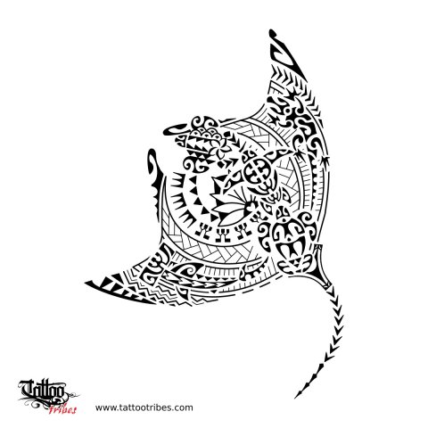 Family path (Let the past be your guide) tattoo design thumbnail