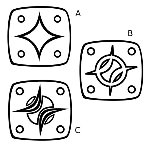 Lamat, or Mayan star (Vitality, learning to love) tattoo design thumbnail