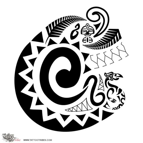 Life (The voyage) tattoo design thumbnail