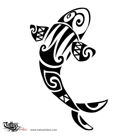 Maori Koi (Perseverance) tattoo design thumbnail