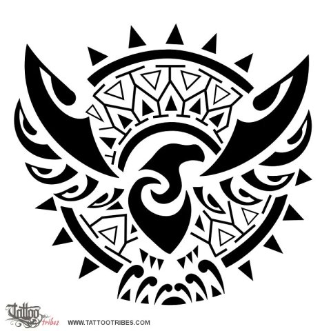 Sun and eagle (Supremacy) tattoo design thumbnail