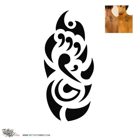 Maorigram (MFG letters) tattoo design thumbnail