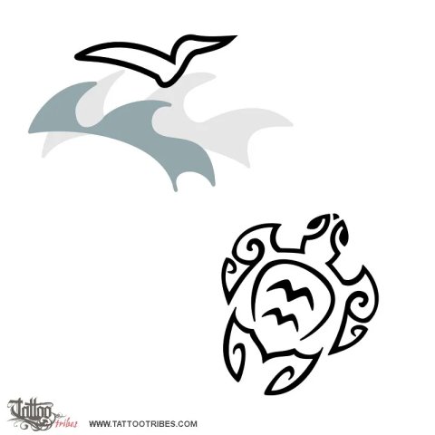 Navigator (Freedom, voyage) tattoo design thumbnail