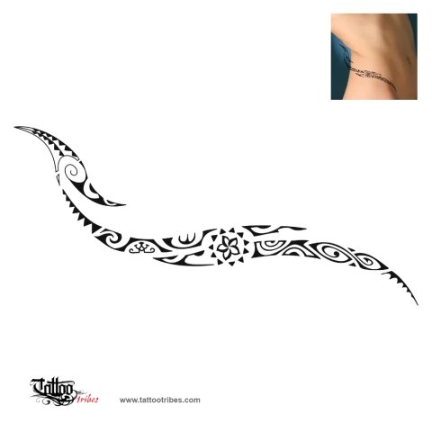 Awhina (Help) tattoo design thumbnail