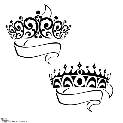 Crowns (Sovereignty) tattoo design thumbnail