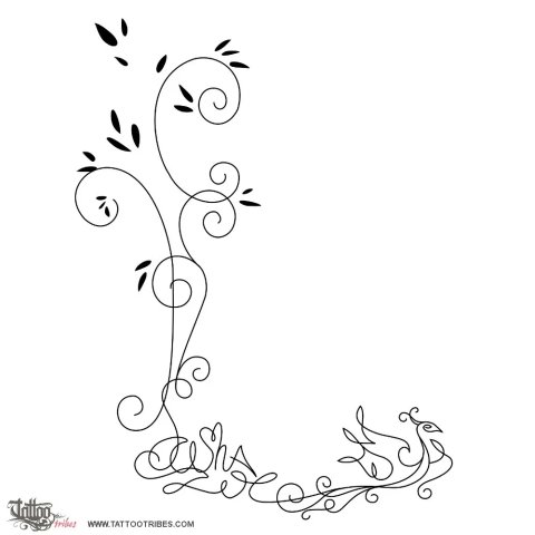 Sasha & Zoe (Roots) tattoo design thumbnail