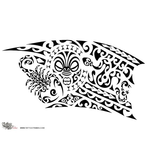 Kaitiaki (Guardians) tattoo design thumbnail