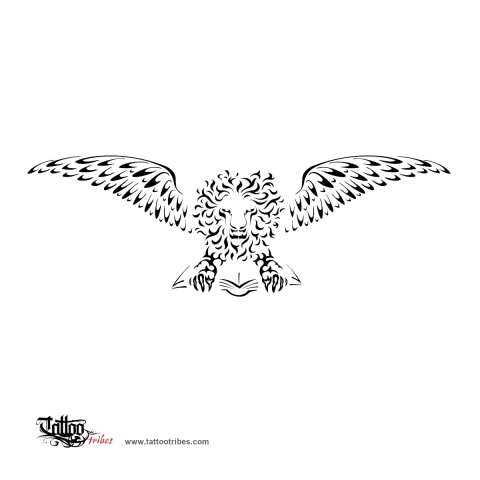 St. Mark's lion (Royalty, Christianity, Republic of Venezia) tattoo design thumbnail
