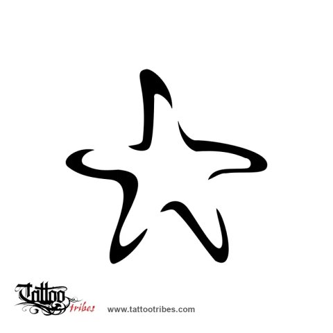 Starfish (Love, salvation) tattoo design thumbnail