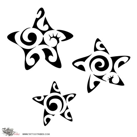 Kahui (Constellation) tattoo design thumbnail