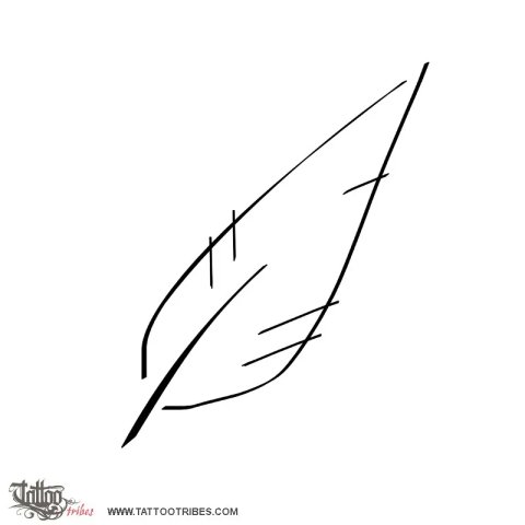 Feather (Lightness) tattoo design thumbnail