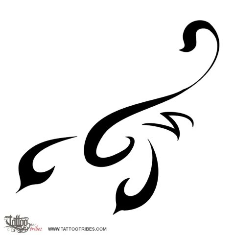 Stylized scorpion (Passion) tattoo design thumbnail