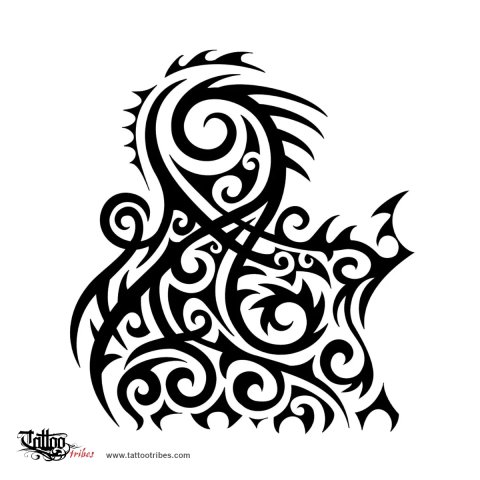 Tribal (Warrior) tattoo design thumbnail