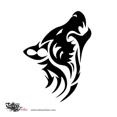 Wolf (Loyalty) tattoo design thumbnail