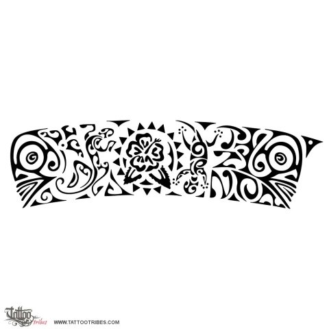 Music (Wristband) tattoo design thumbnail