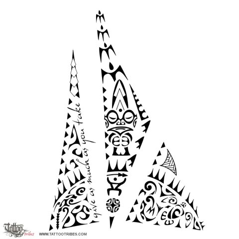 Whakaaro kotahi (Oneness) tattoo design thumbnail