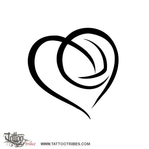 Volleyball (Passion) tattoo design thumbnail