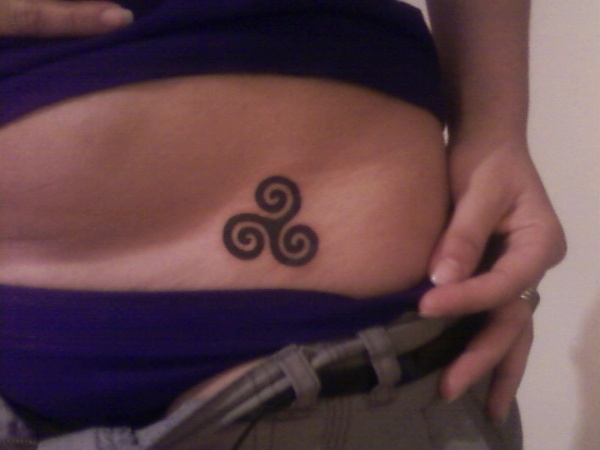 Real community tattoo placement: Alessandra - Triskell: inked placement tattoo photo
